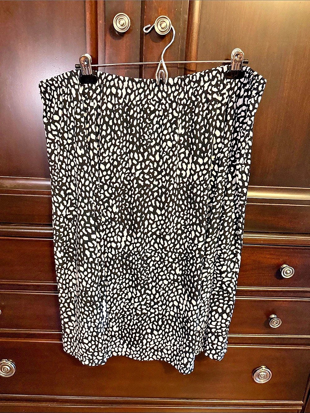 dressbarn Animal Print Mini Skirt Size 2X Like New